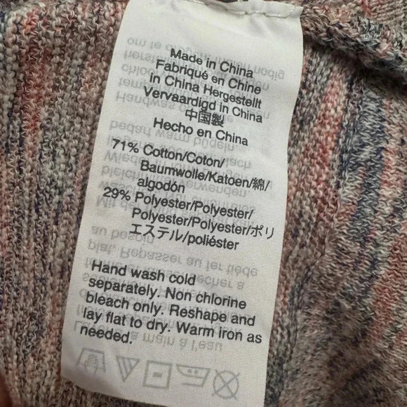 Madewell Womens Multicolor Oversized Open Front Cardigan Medium - Picture 9 of 10